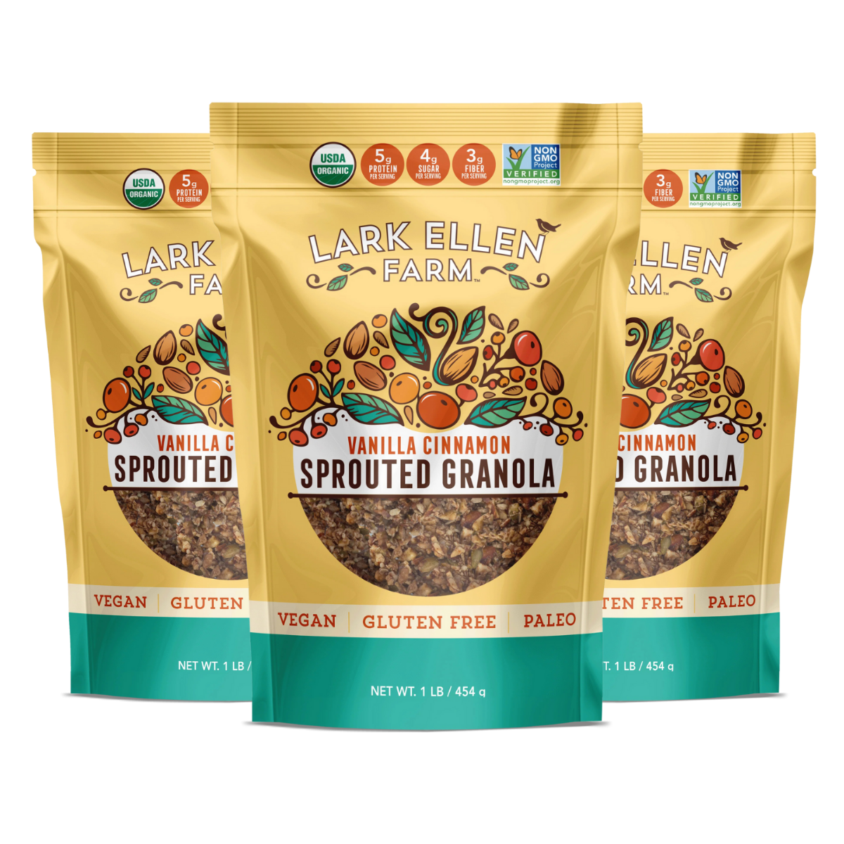 Vanilla Cinnamon Sprouted Granola (Grain-Free)