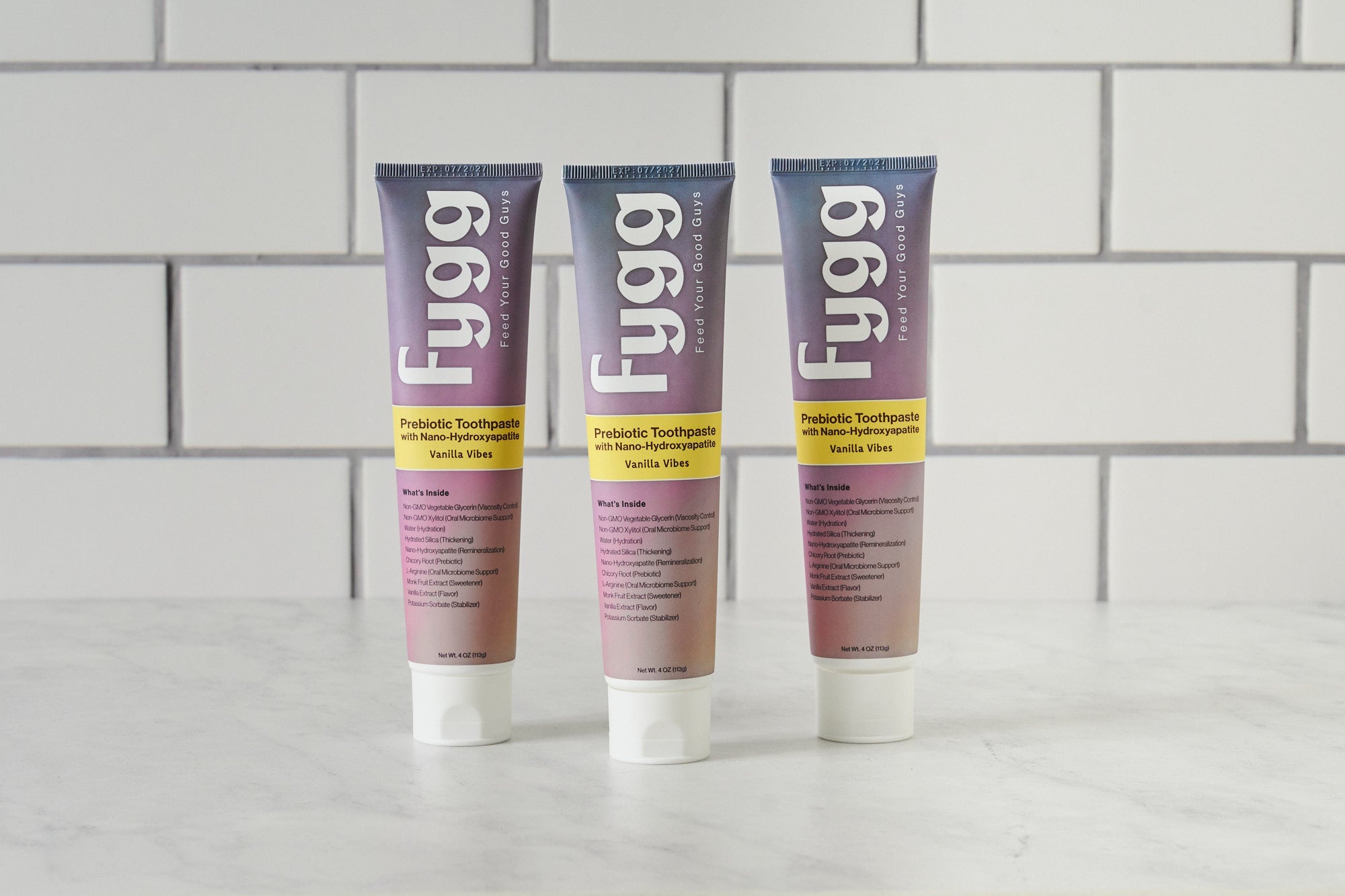 Nano-Hydroxyapatite Toothpaste with Prebiotics | Vanilla Vibes