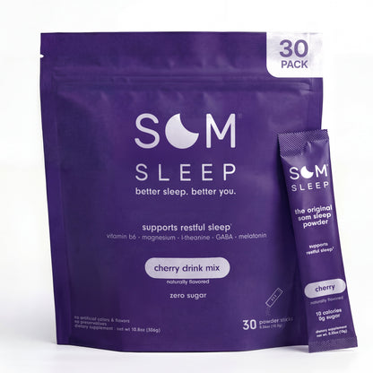 Som Sleep Recovery Formula: Nighttime Drink for Deep Sleep Support - Midnight Cherry