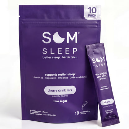 Som Sleep Recovery Formula: Nighttime Drink for Deep Sleep Support - Midnight Cherry
