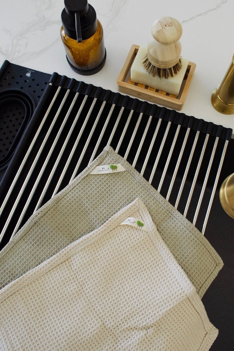 Cotton Waffle Hand Towel 2pk