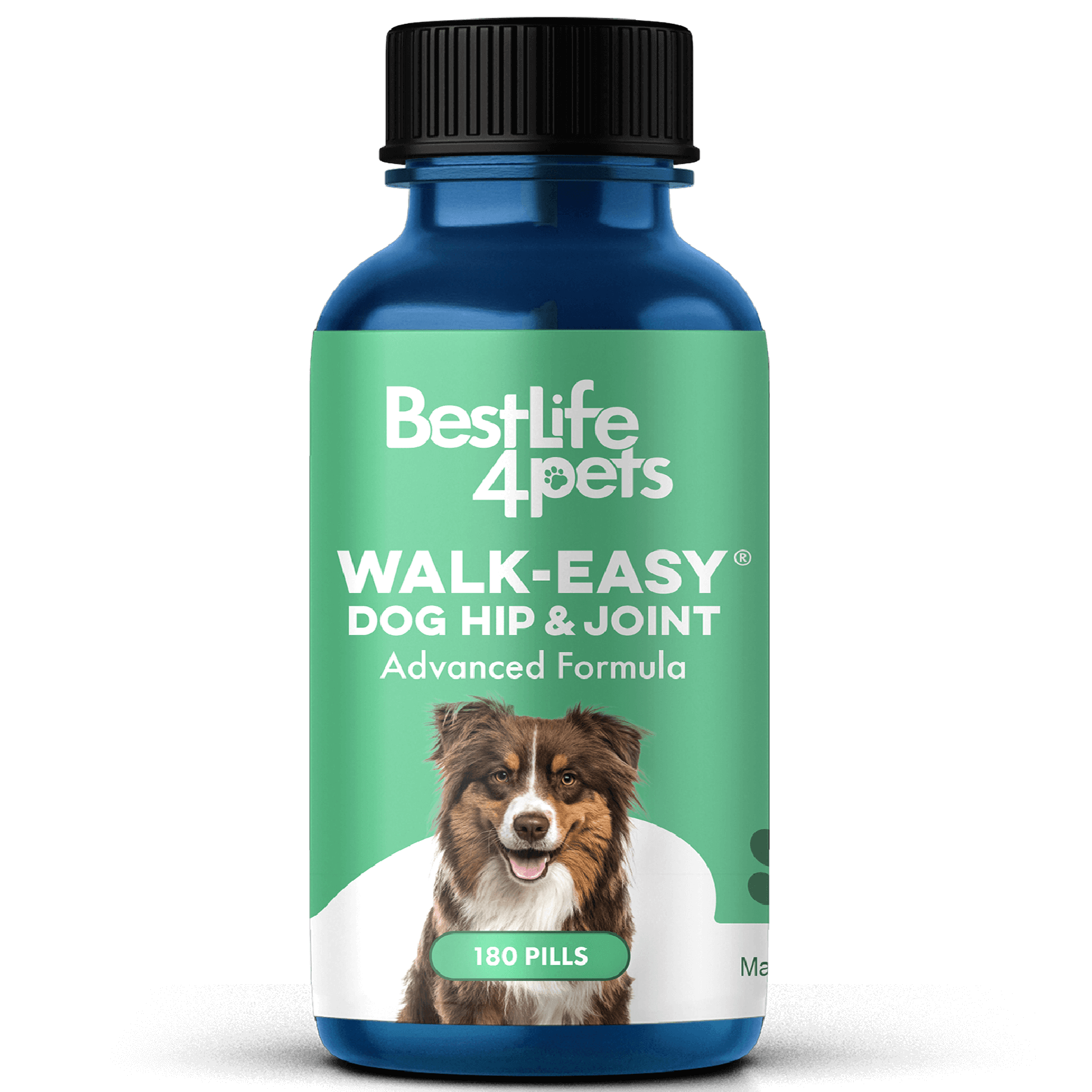 WALK-EASY™ Extra Strength Natural Pain Relief for Dogs - Helps Dog Joint Pain, Arthritis, ACL, Limping and More by BestLife4Pets