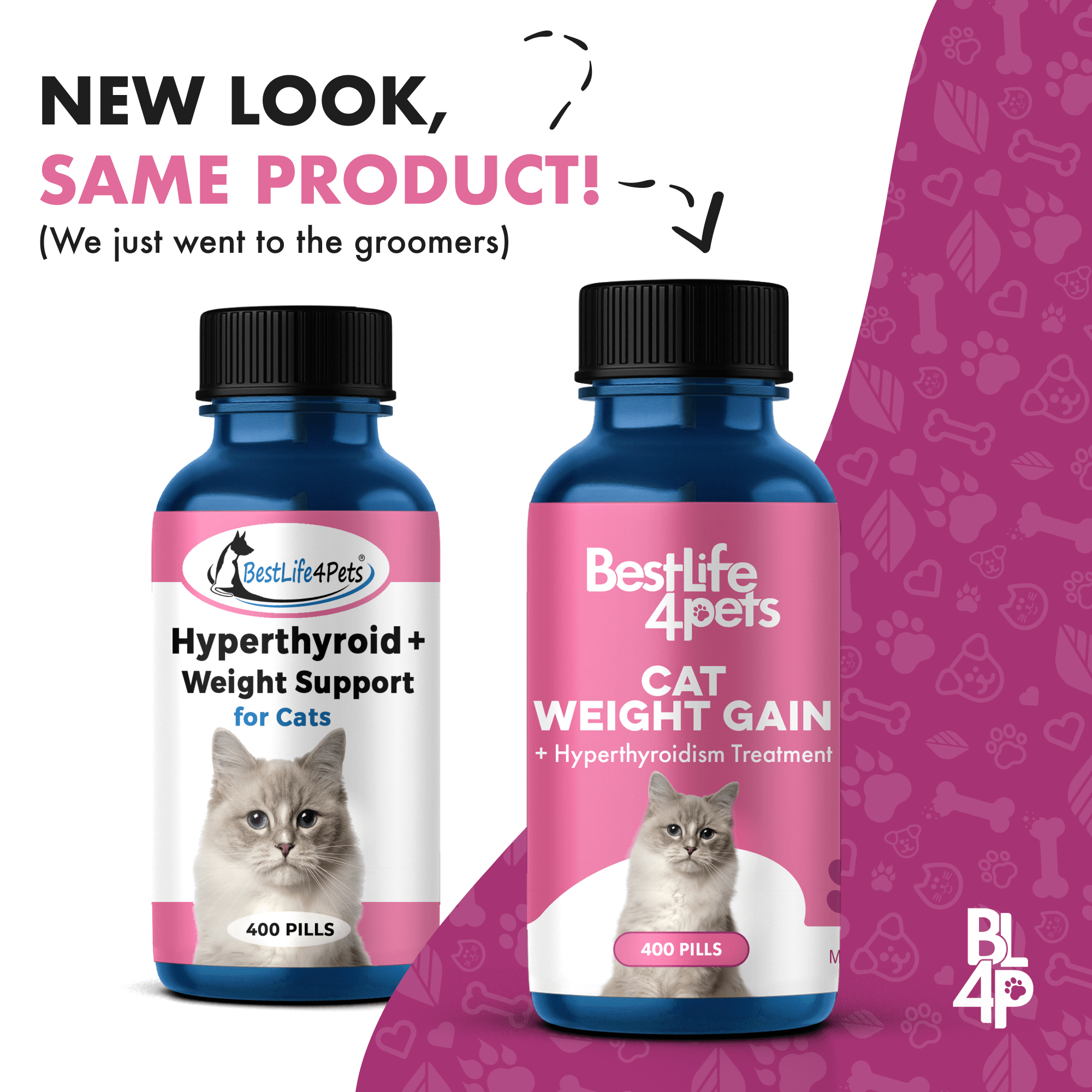 Hyperthyroidism Supplement for Cats - Helps Cat Weight Gain by BestLife4Pets