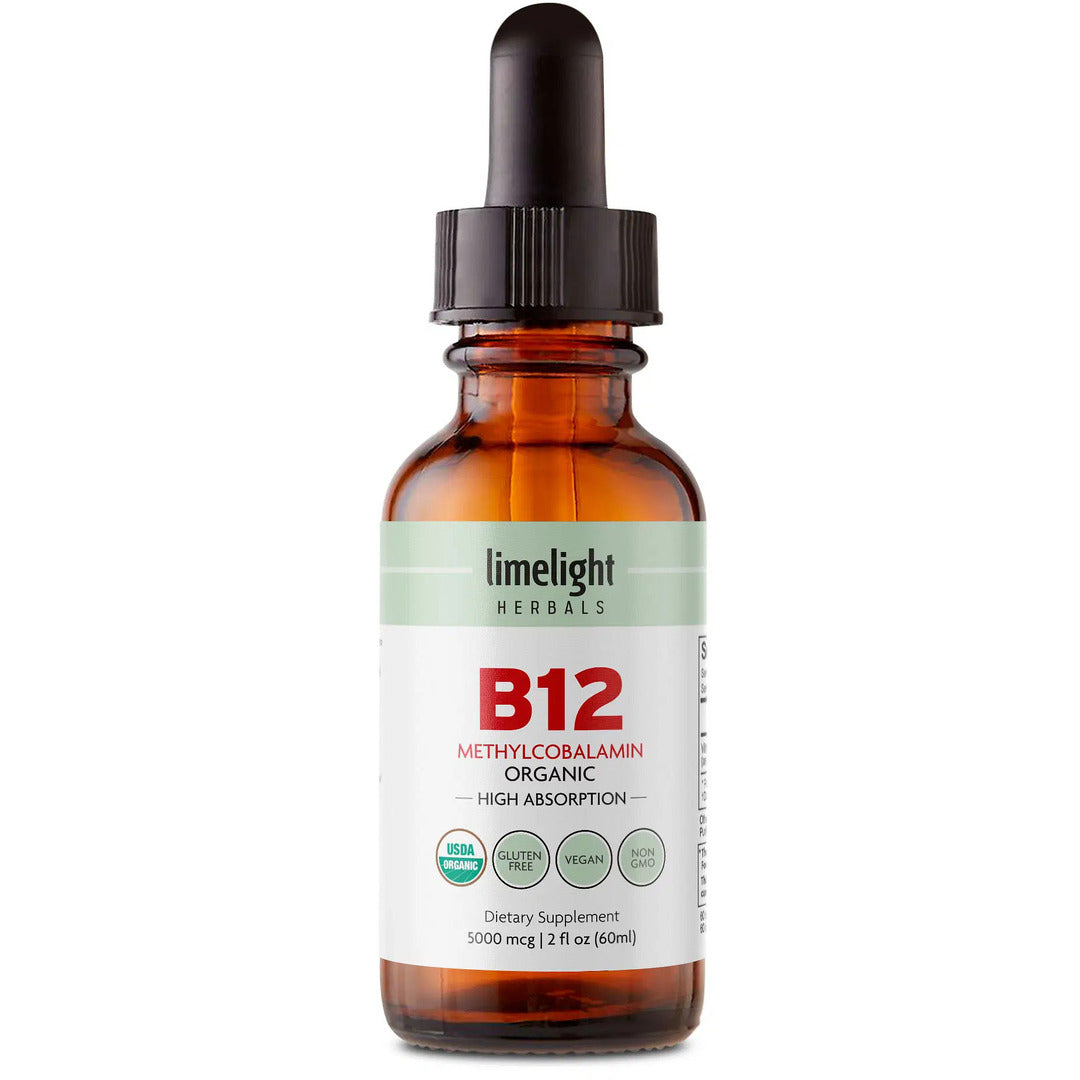 b12 vitamins 5000 mcg b12 sublingual b12 methylcobalamin supplement limelight herbals drops
