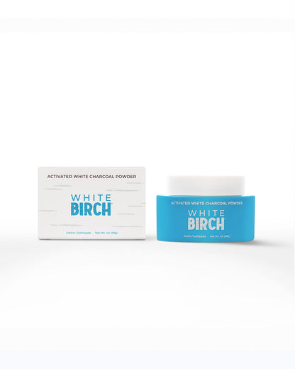 White Birch® Activated White Charcoal Teeth Whitening Powder