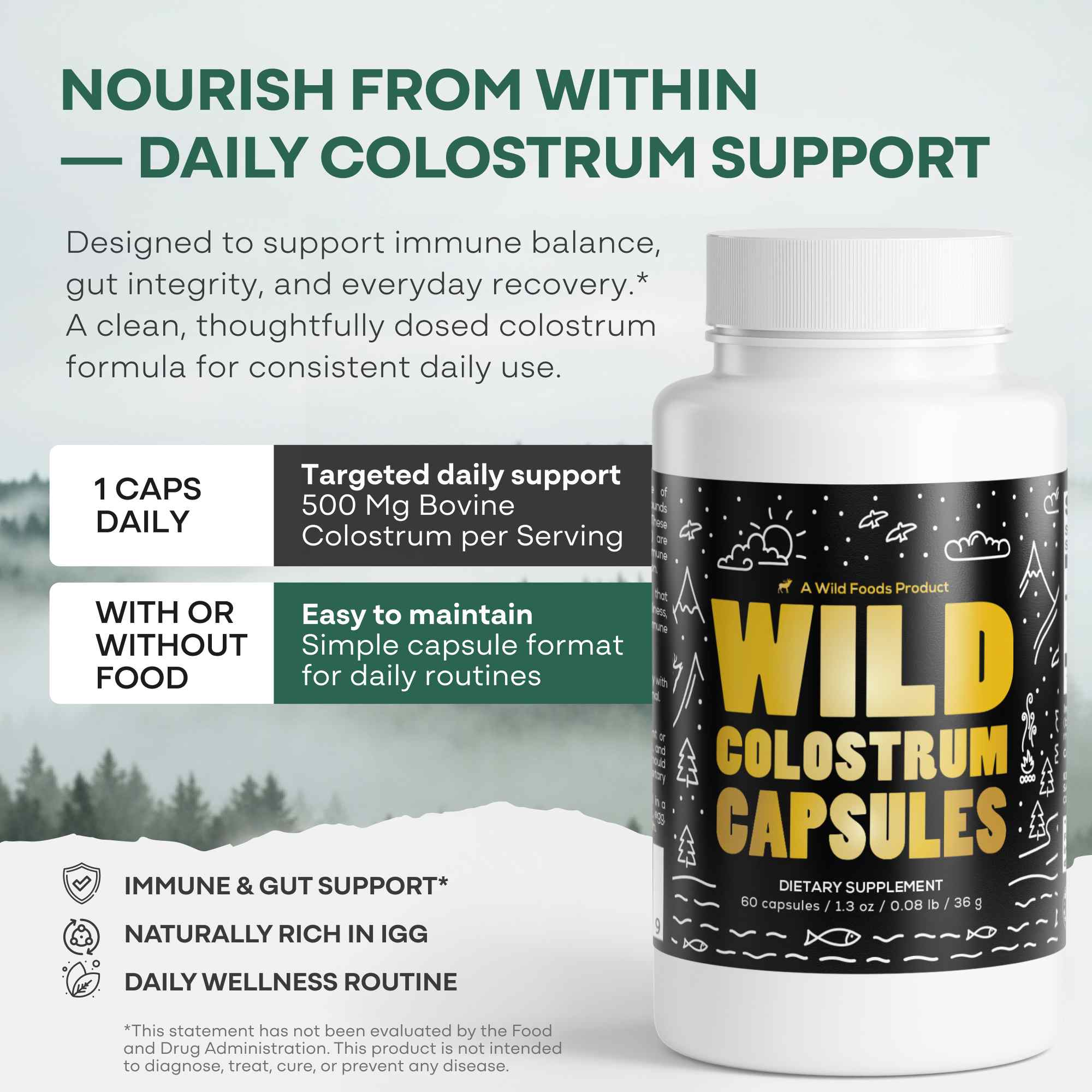 Wild Colostrum Capsules