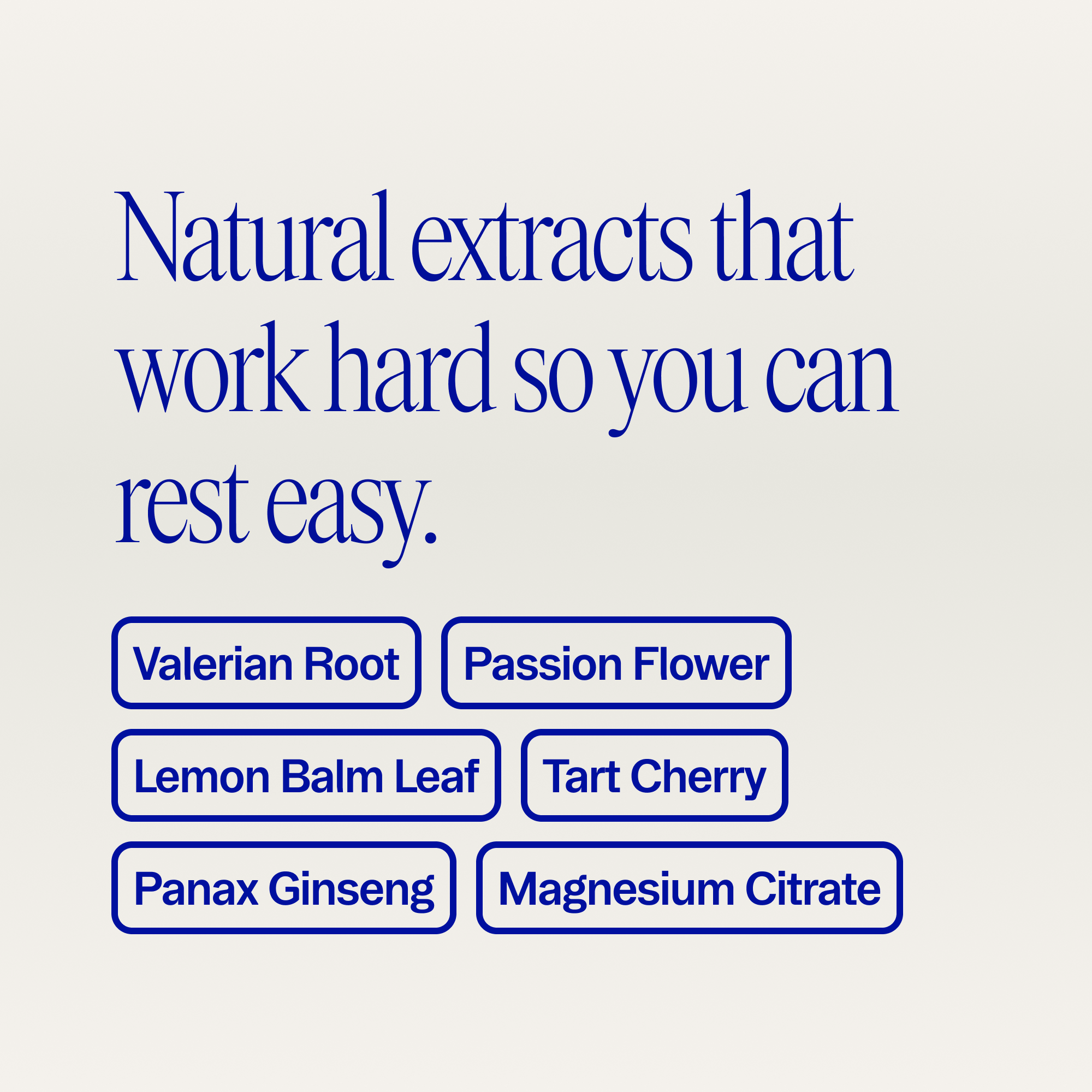 Natural Sleep Support