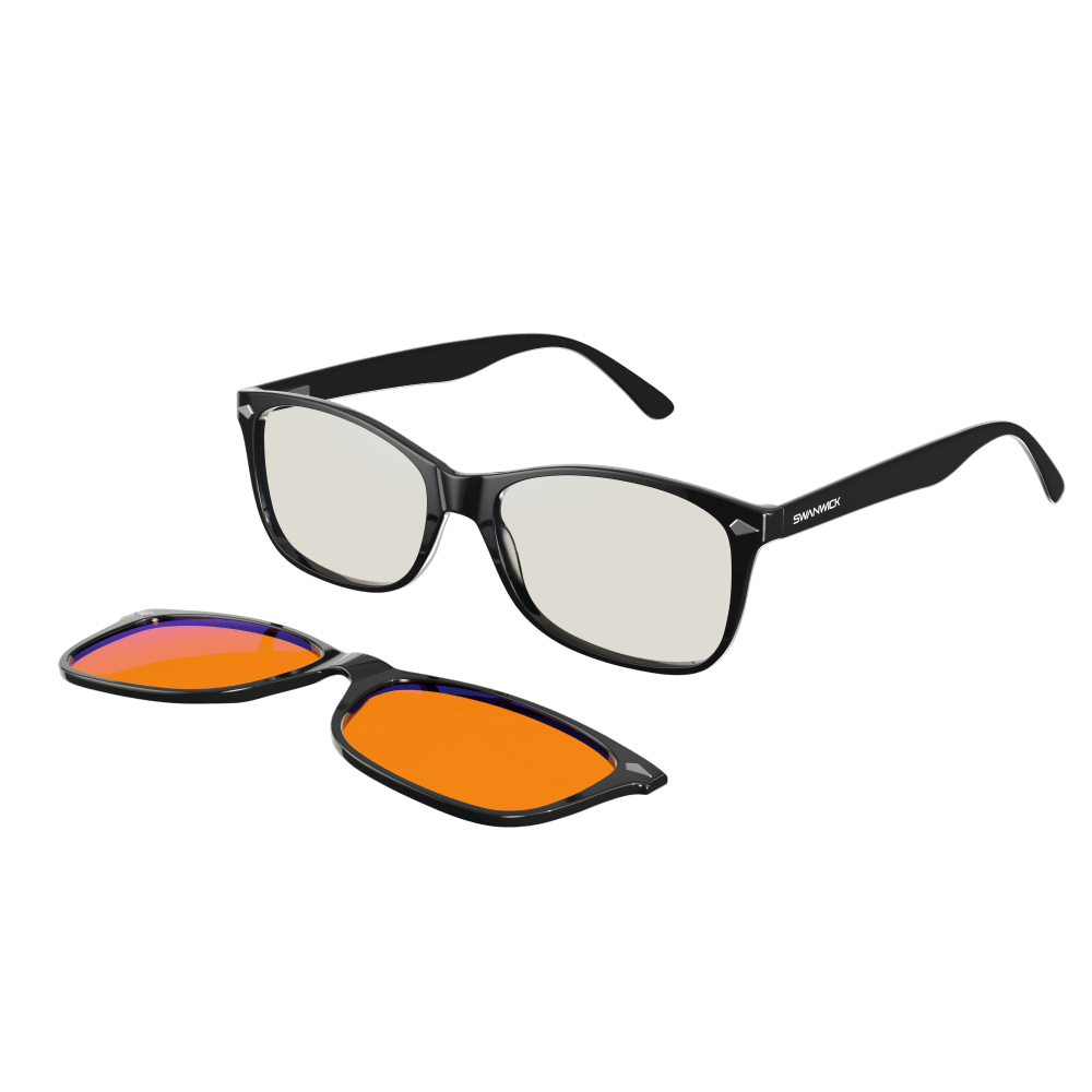 Focus & Sleep Swannies Classic Snap-On Black