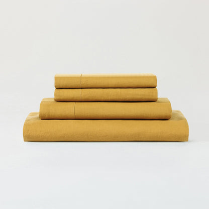 LuxeWeave Linen Sheet Set
