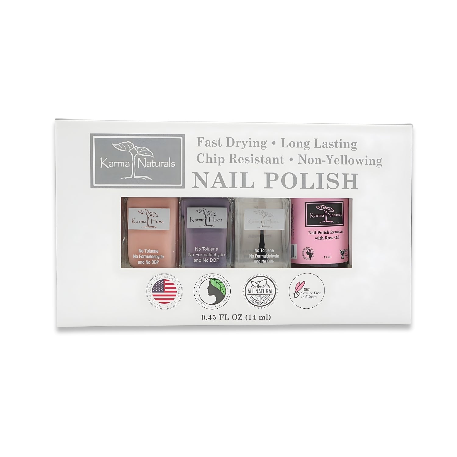 Karma Naturals Nail Polish Set ZCORE 3