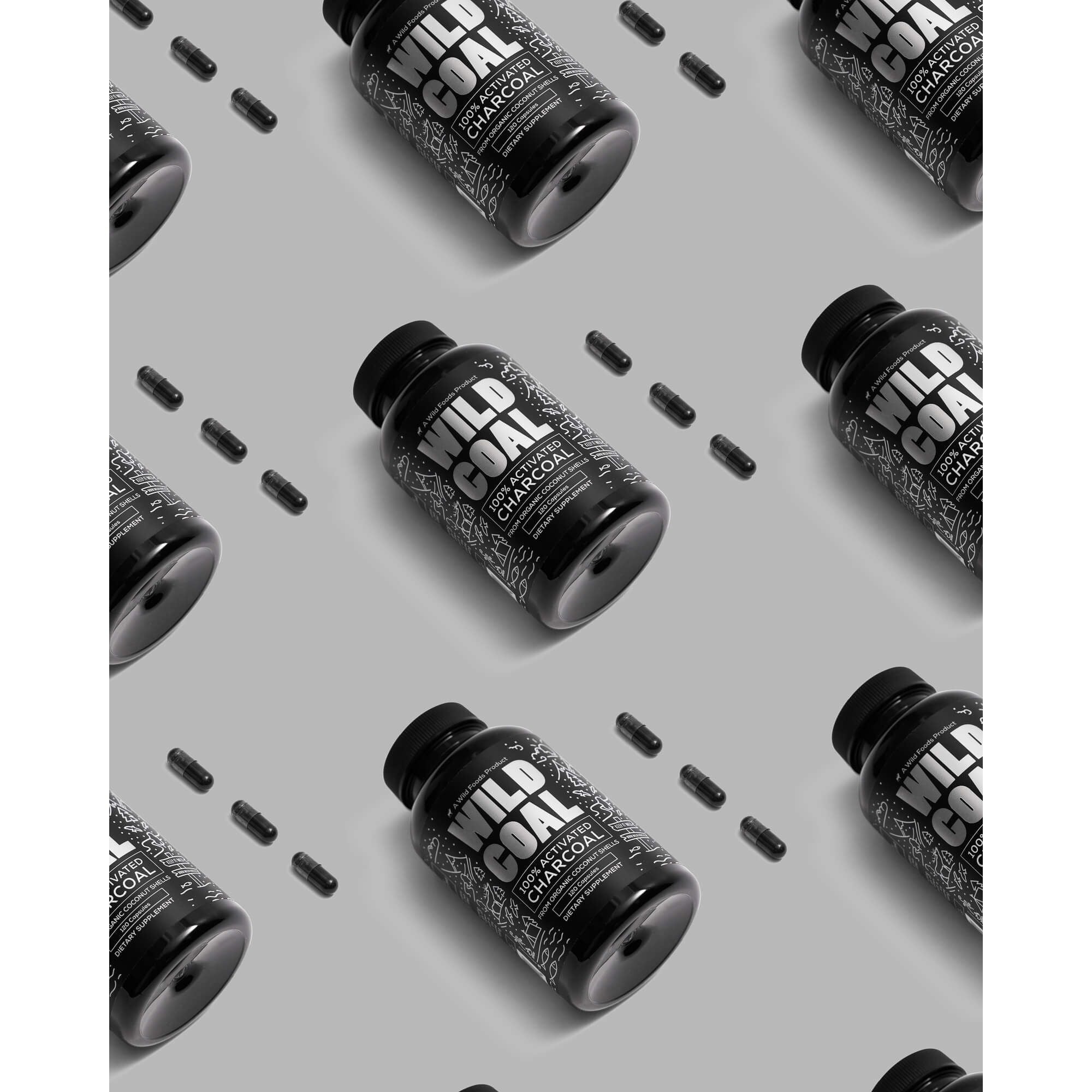 Wholesale of 10 - Activated Charcoal Capsules, 120ct