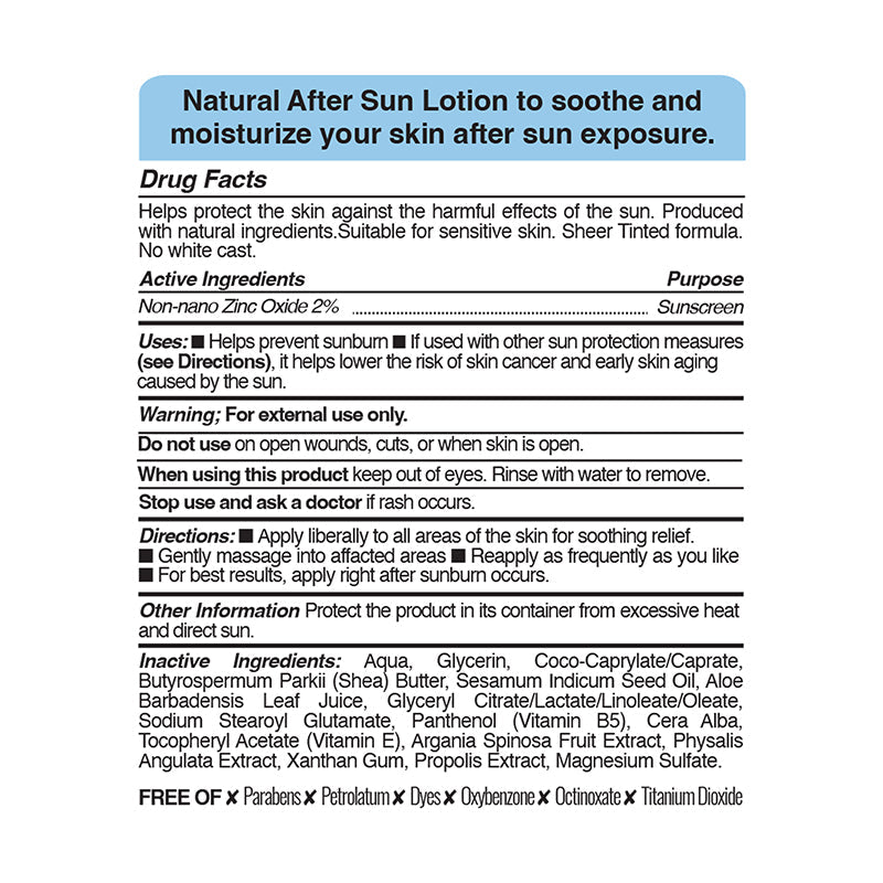 Mineral Natural After Sun Lotion