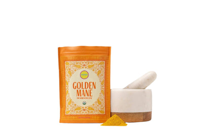 Ahara Mushrooms Golden Mane Mushroom Chai by Farm2Me