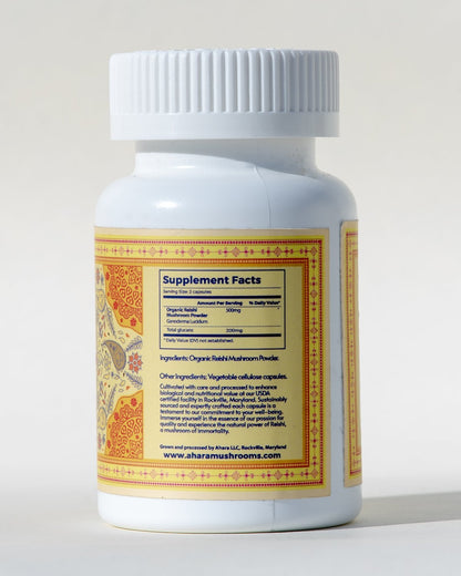 Ahara Mushrooms Reishi Capsules by Farm2Me