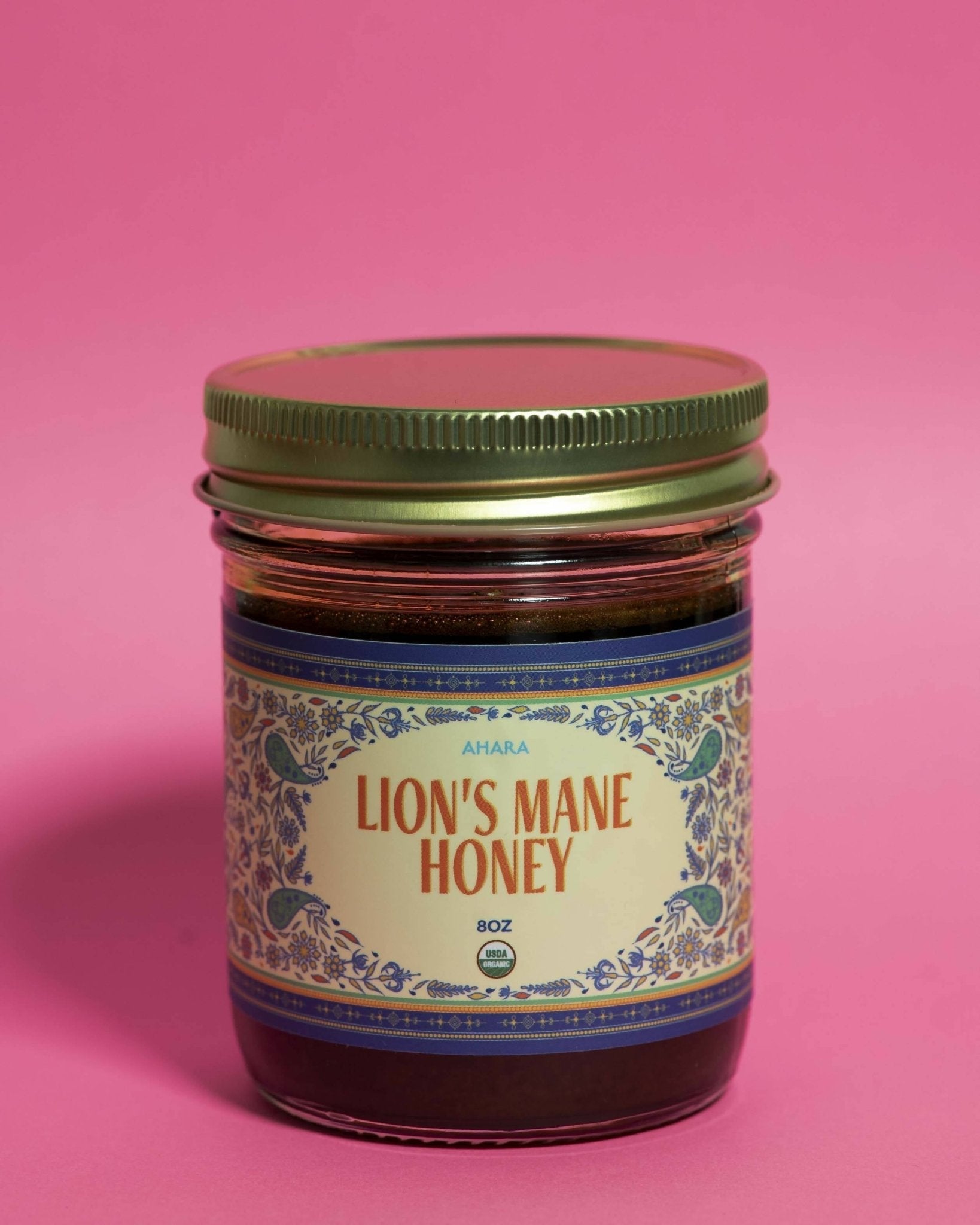 Ahara Mushrooms USDA Organic Lion's Mane Honey by Farm2Me