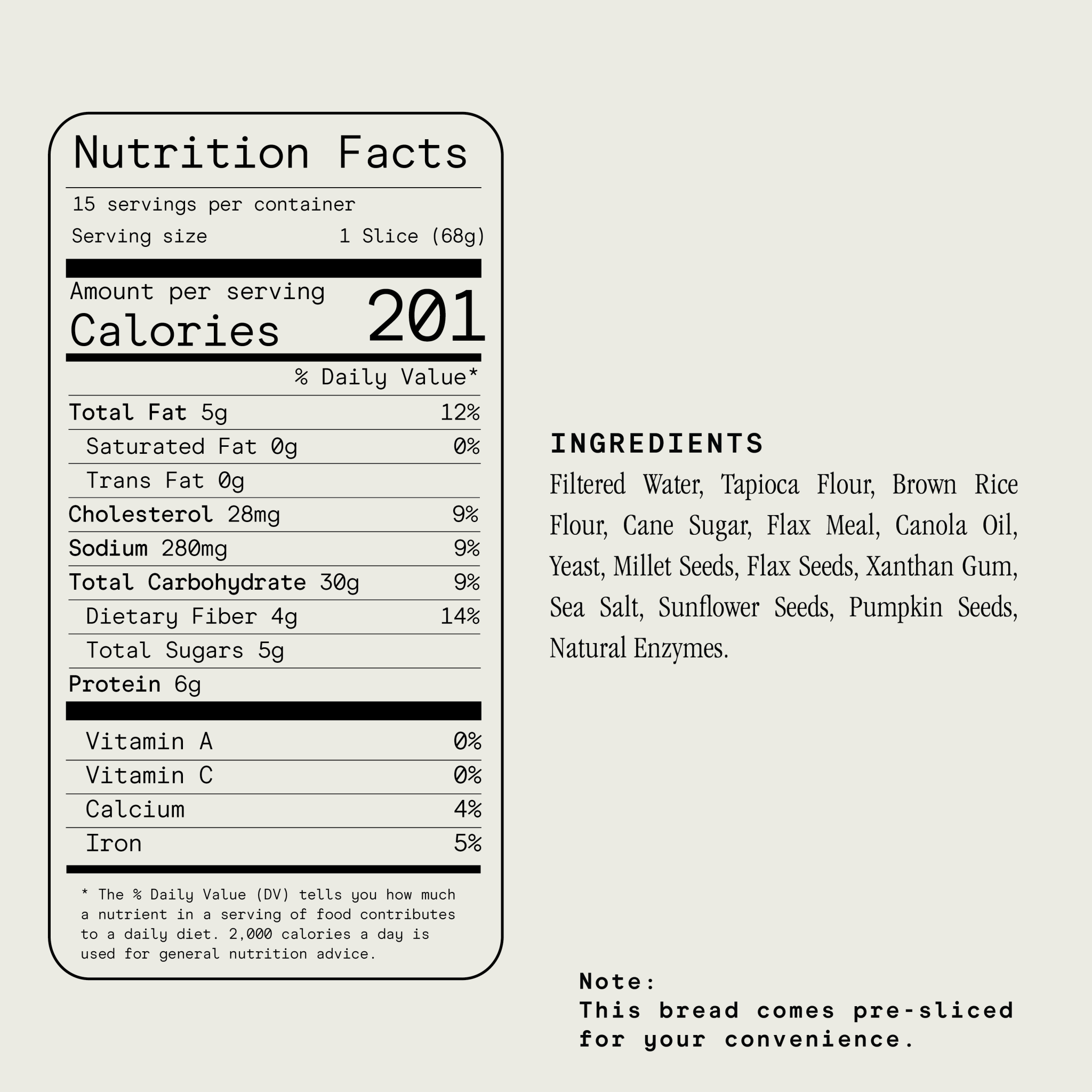 Allergen Free Multi Grain Bread