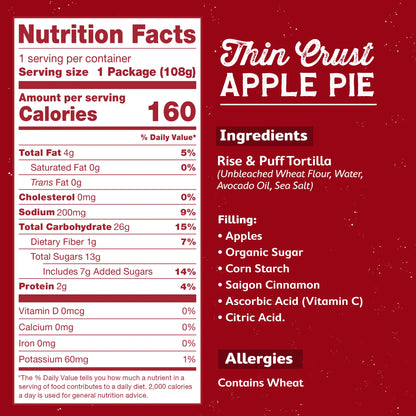 Thin Crust Apple Pie