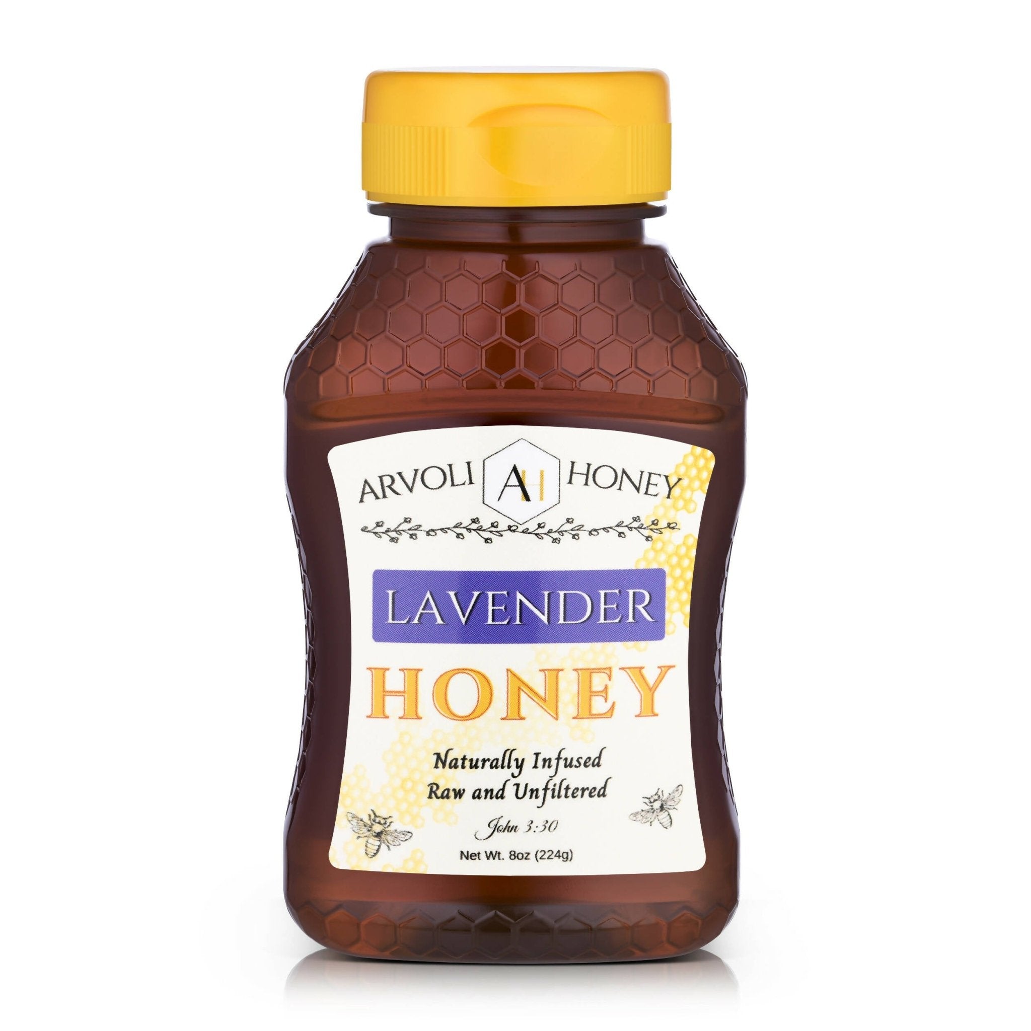 Arvoli Honey Lavender Infused Honey Bottle - 8 oz by Farm2Me