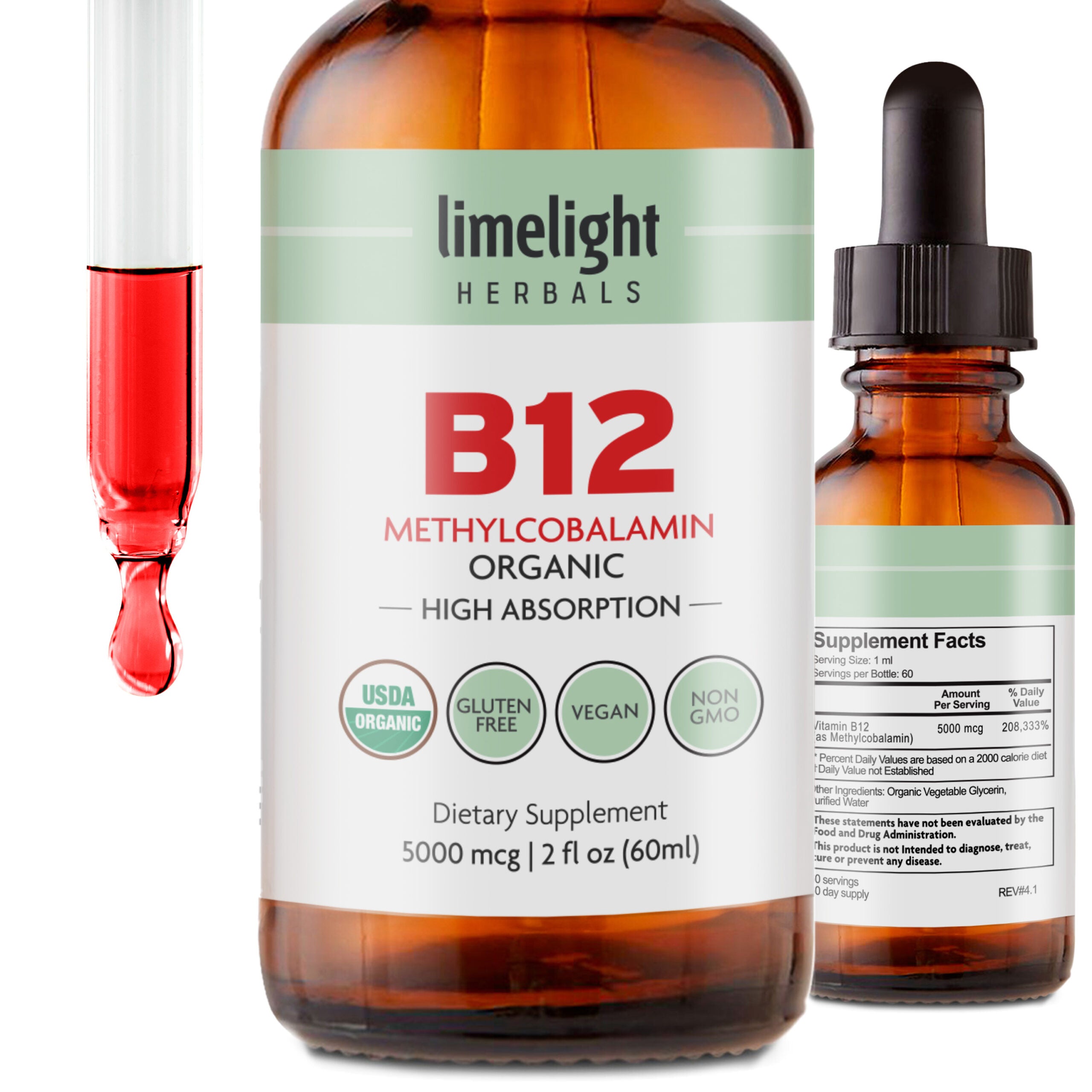 b12 vitamins 5000 mcg b12 sublingual b12 methylcobalamin supplement limelight herbals drops