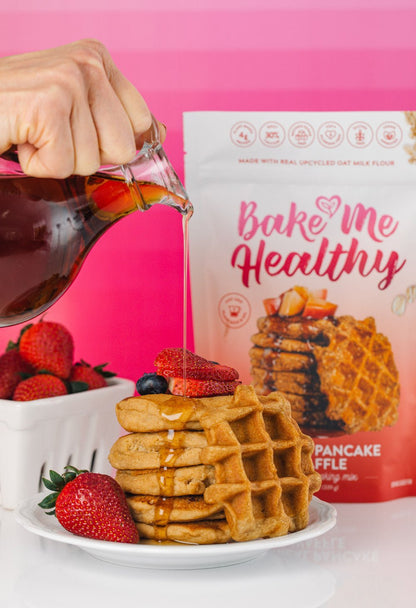 Bake Me Healthy Oatmeal Pancake & Waffle Plant-Based Baking Mix Case - 6 Bags by Farm2Me