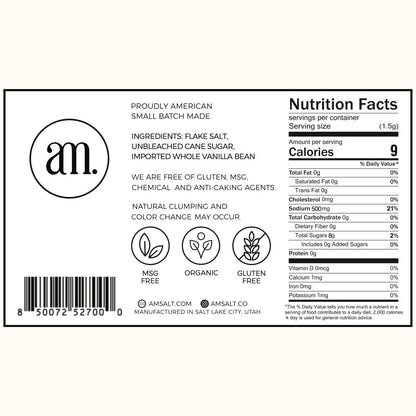 Vanilla Baking SALT 10.5 OZ