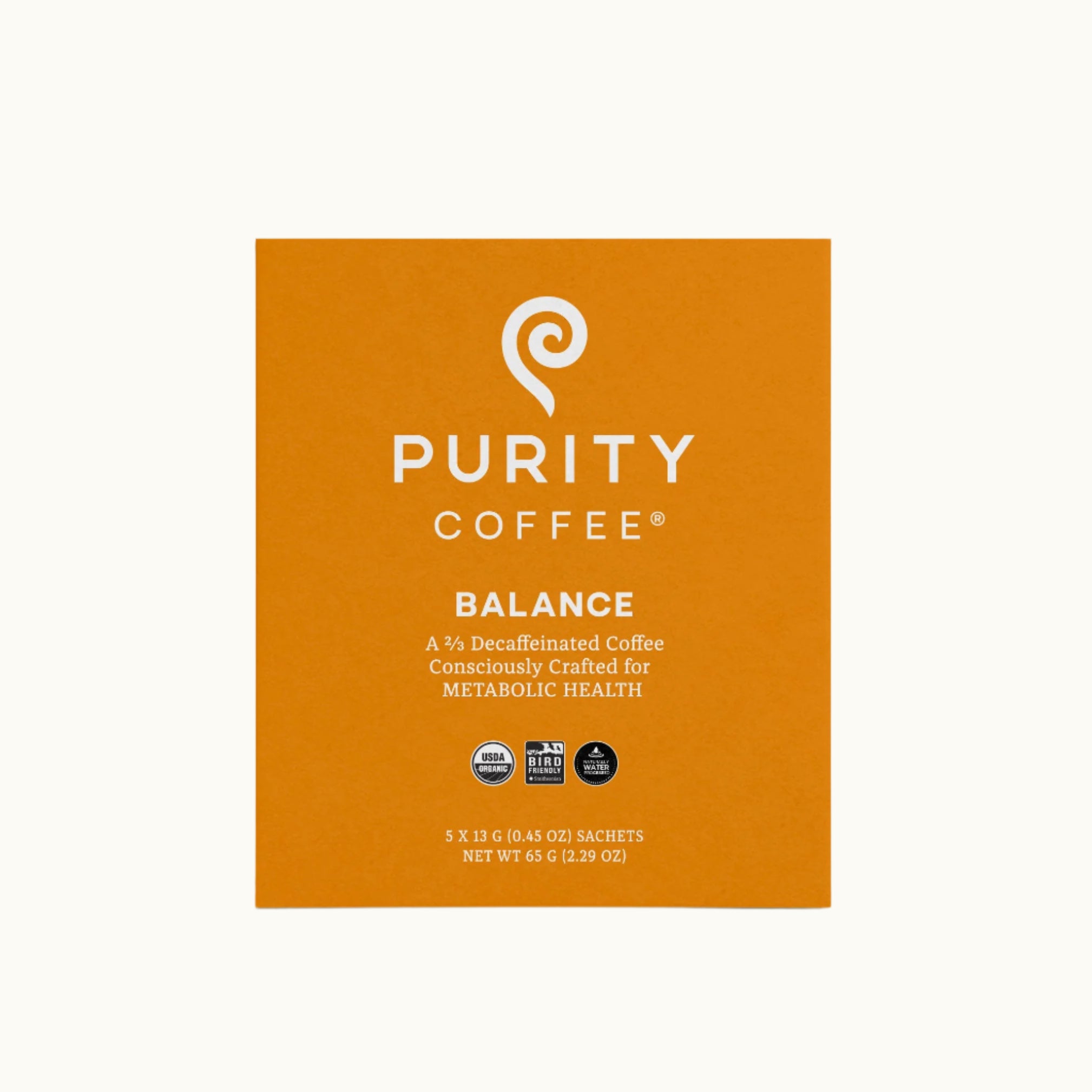 BALANCE: ²/₃ Decaf Single-Serve Pocket Purity™