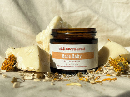 Bare Baby Tallow Butter - Natural Eczema & Diaper Rash Relief