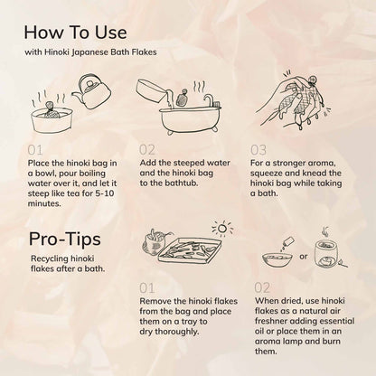 Hinoki Japanese Bath Flakes