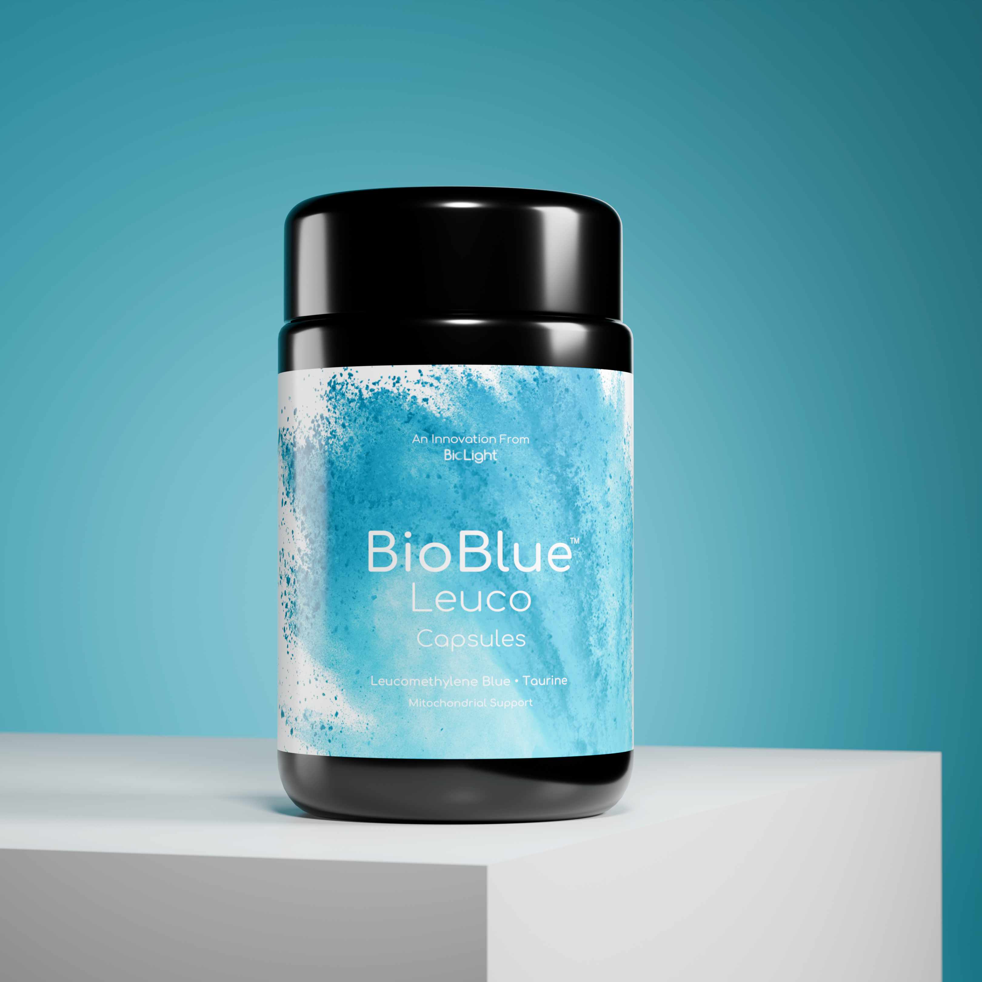 BioBlue Leuco Capsules – Rapidly Absorbed Leucomethylene Blue for Enhanced Brain & Mitochondrial Support | Red Light Therapy Synergist - USP Grade