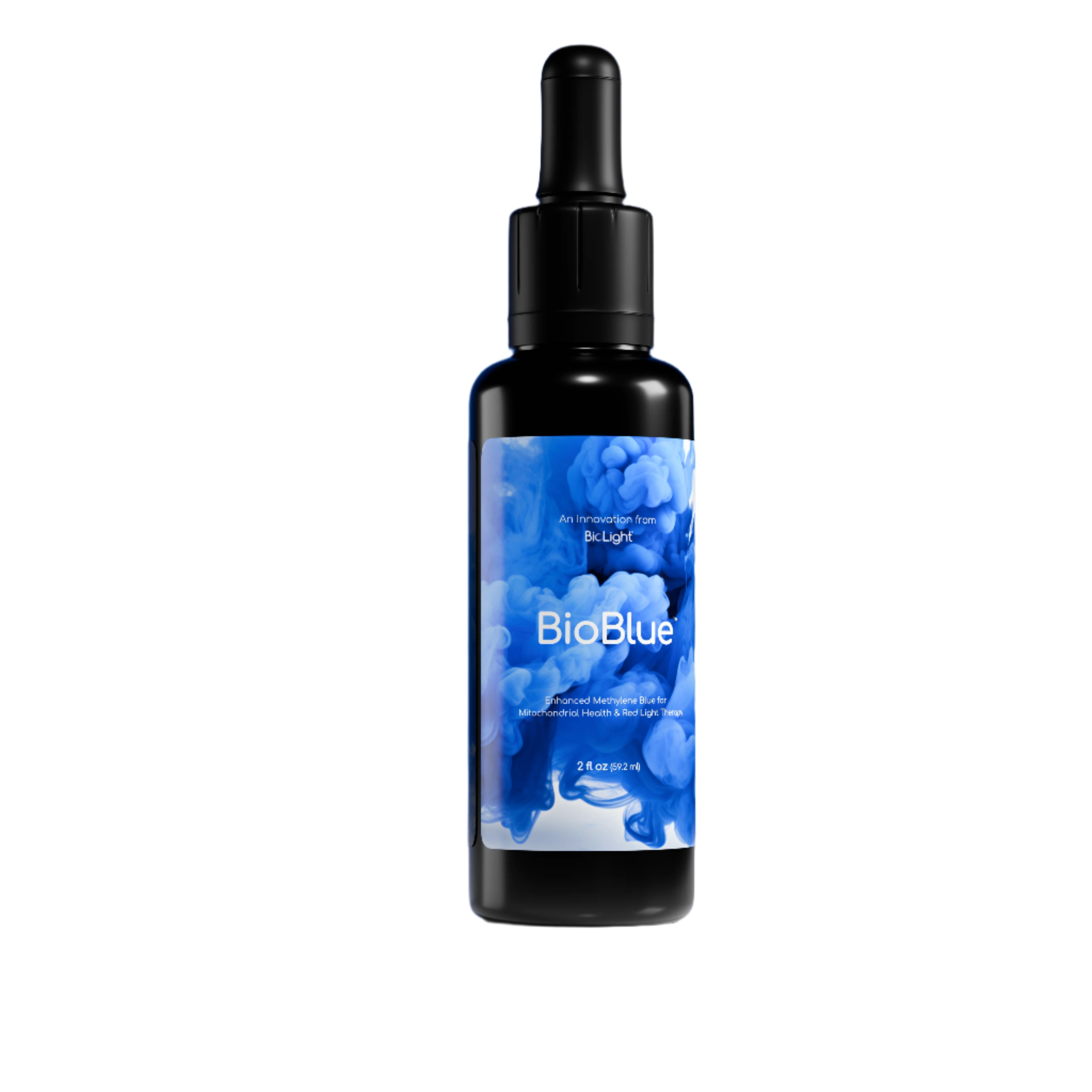 BioBlue: Methylene Blue Supplement - Support Brain Health & Mitochondrial Function | Red Light Therapy Synergist - 1% Solution - USP Grade