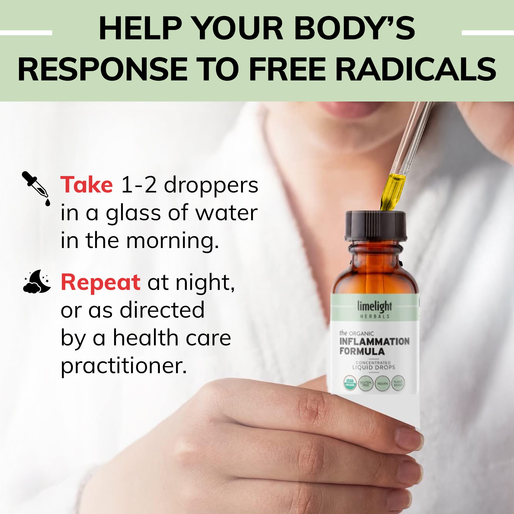 USDA organic inflammation formula for joint pain relief
