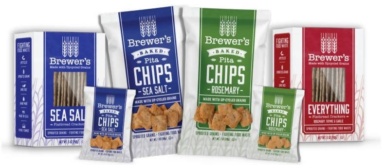 Brewer's Crackers Sea Salt Flatbread Crackers - 12 Boxes x 5 oz by Farm2Me