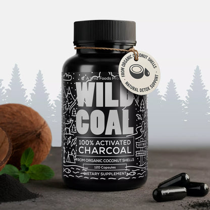 Wholesale of 10 - Activated Charcoal Capsules, 120ct