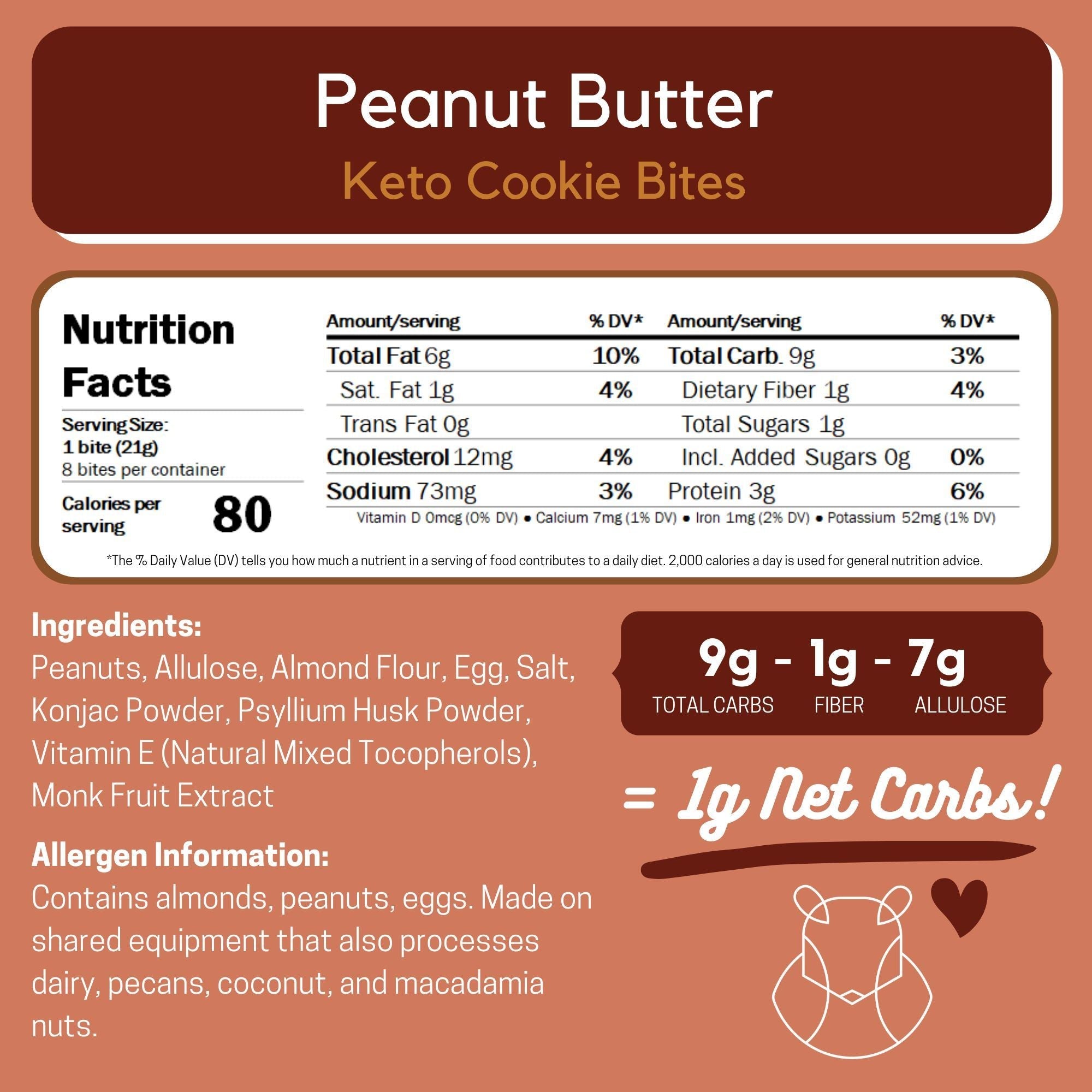 Keto Cookie Bites by ChipMonk Baking