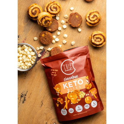 Cinnabun Keto Cookie Bites by ChipMonk Baking