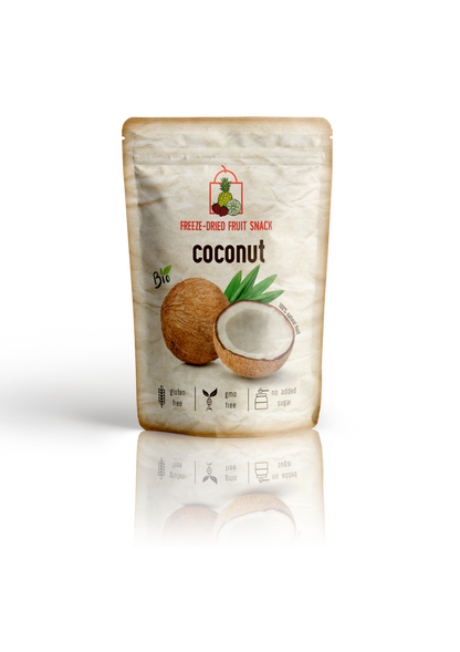 Freeze-Dried Organic Coconut Snack by Diaita Foods (Worldwide Shipping)