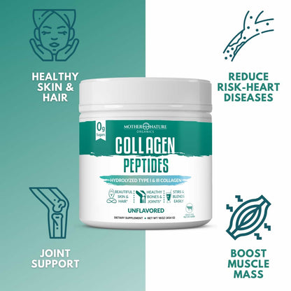 Collagen Peptides Powder by Mother Nature Organics