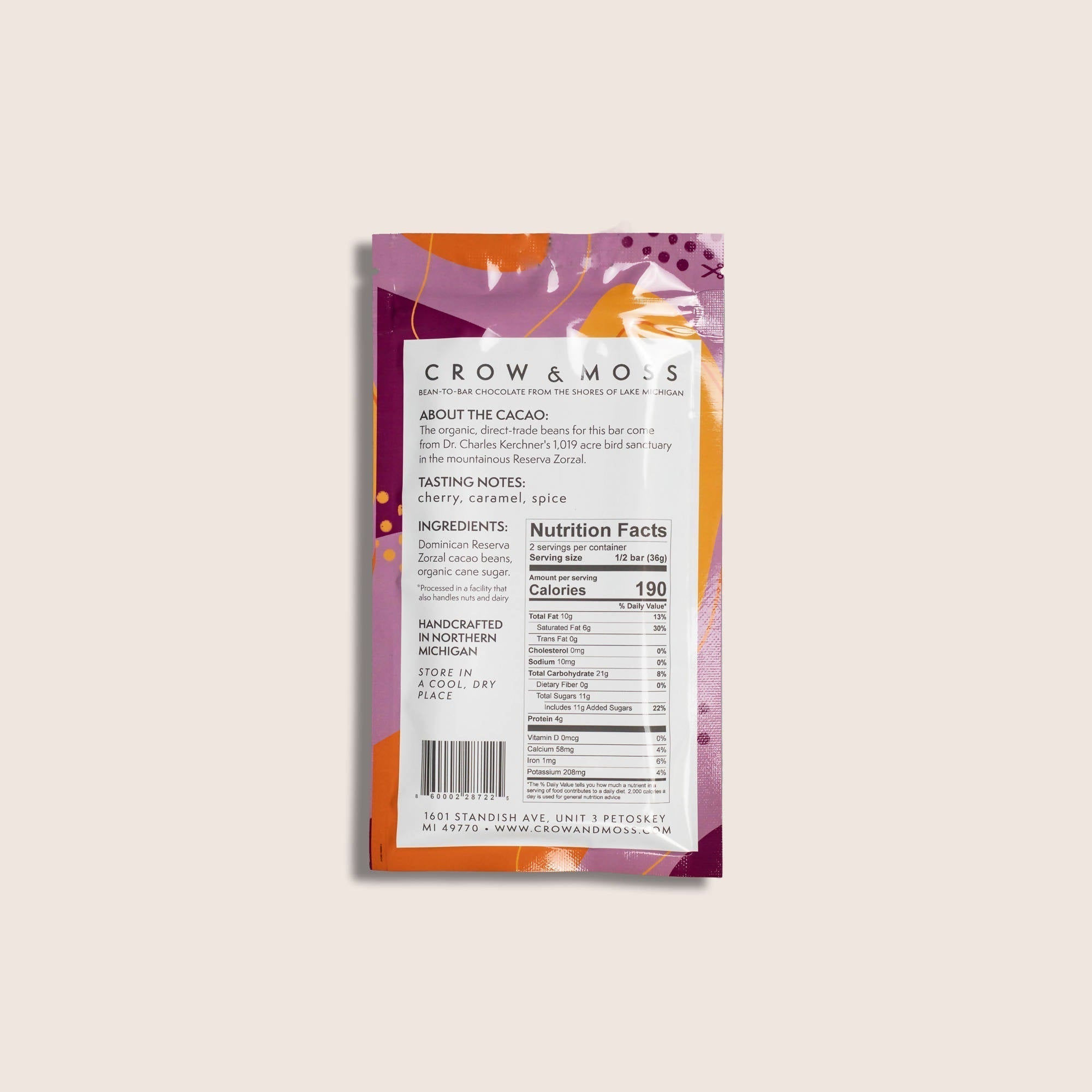Dominican Republic Zorzal Chocolate Bar 70% - Case of 15 by Farm2Me