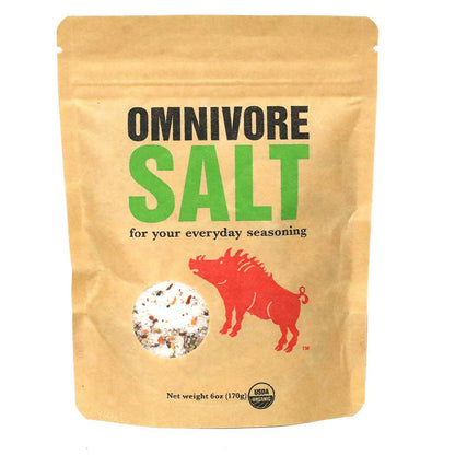 Omnivore Salt - Sea Salt 6 oz. Bag - 6 Bags x 6oz case by Farm2Me