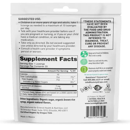 Natural Peppermint Tummydrops, 33 ct