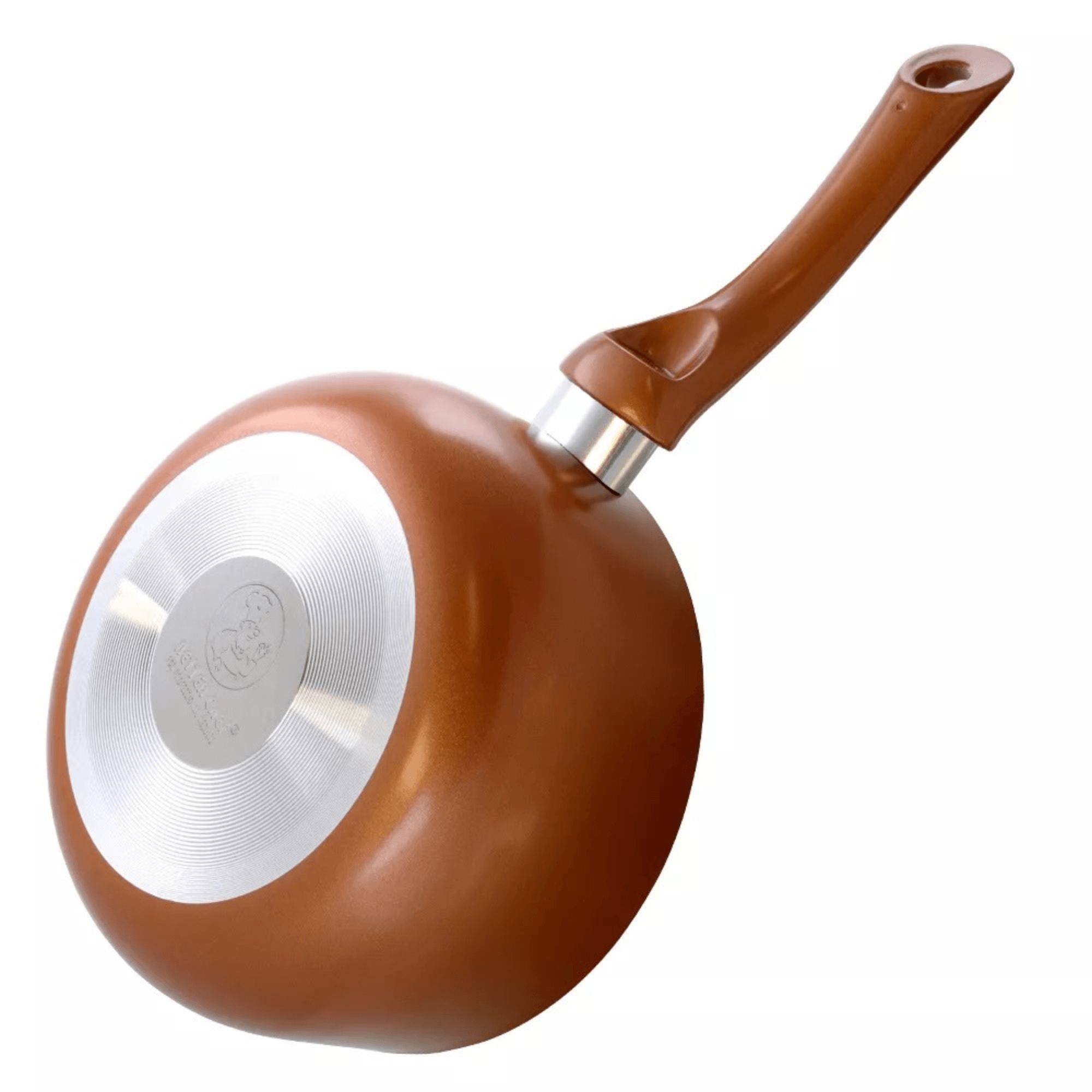 Better Chef 2Qt Ceramic-Coated Copper-Tone Saucepan with Glass Lid by Jupiter Gear Home
