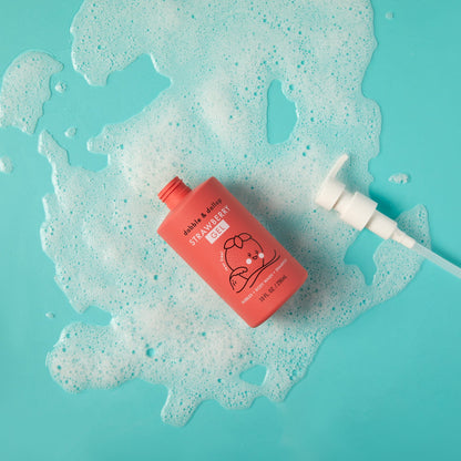 Strawberry Bubble Bath, Body Wash & Shampoo