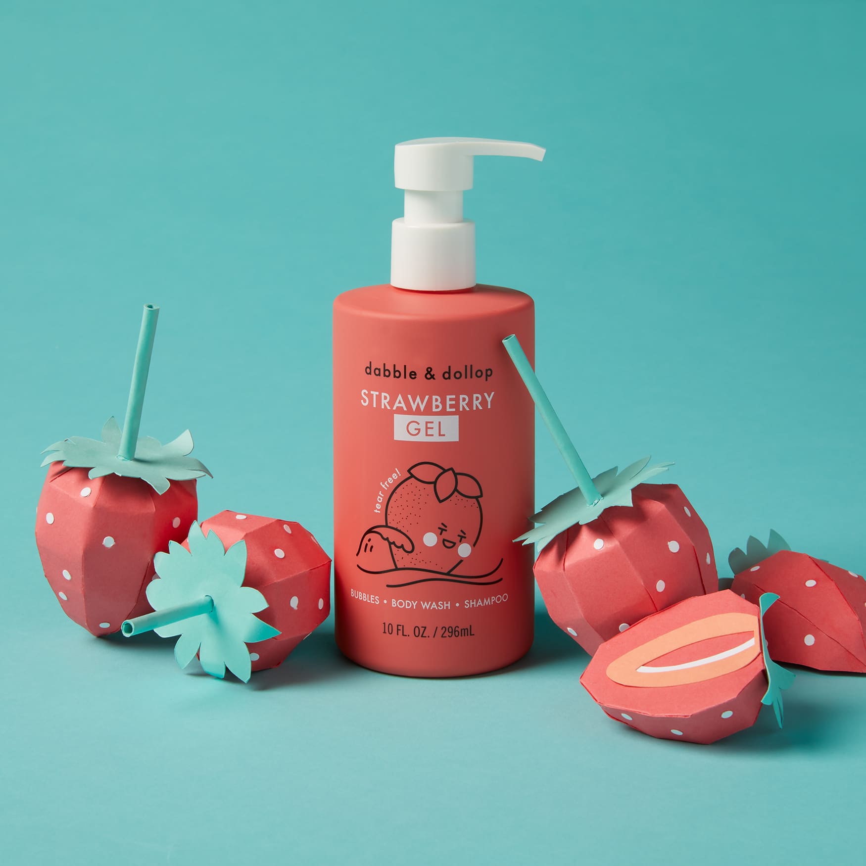 Strawberry Bubble Bath, Body Wash & Shampoo