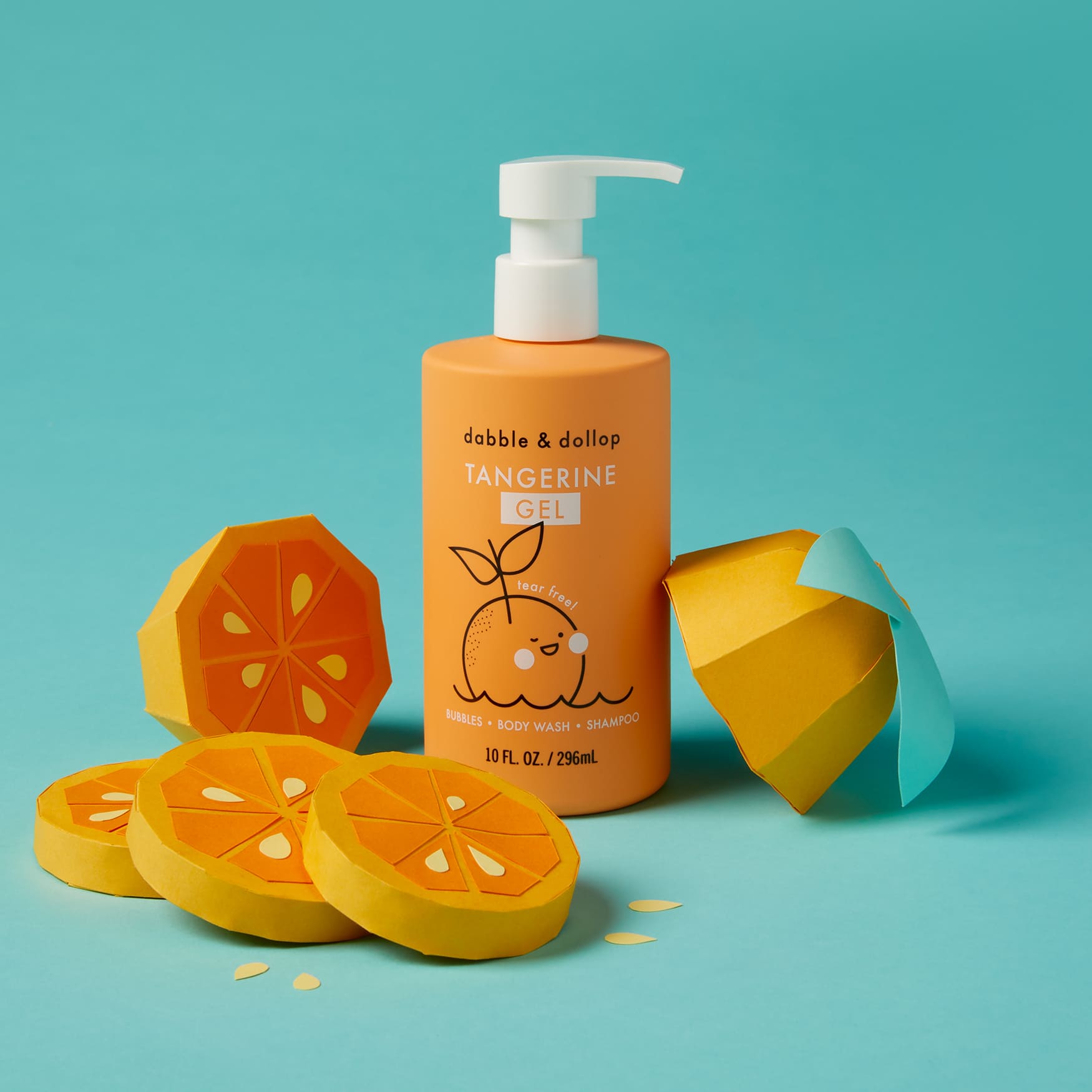 Tangerine Bubble Bath, Body Wash & Shampoo