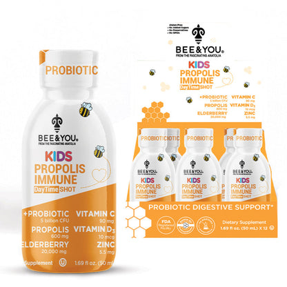 Kids Propolis Immune DayTime Shot - Probiotic, 50 ml x 12
