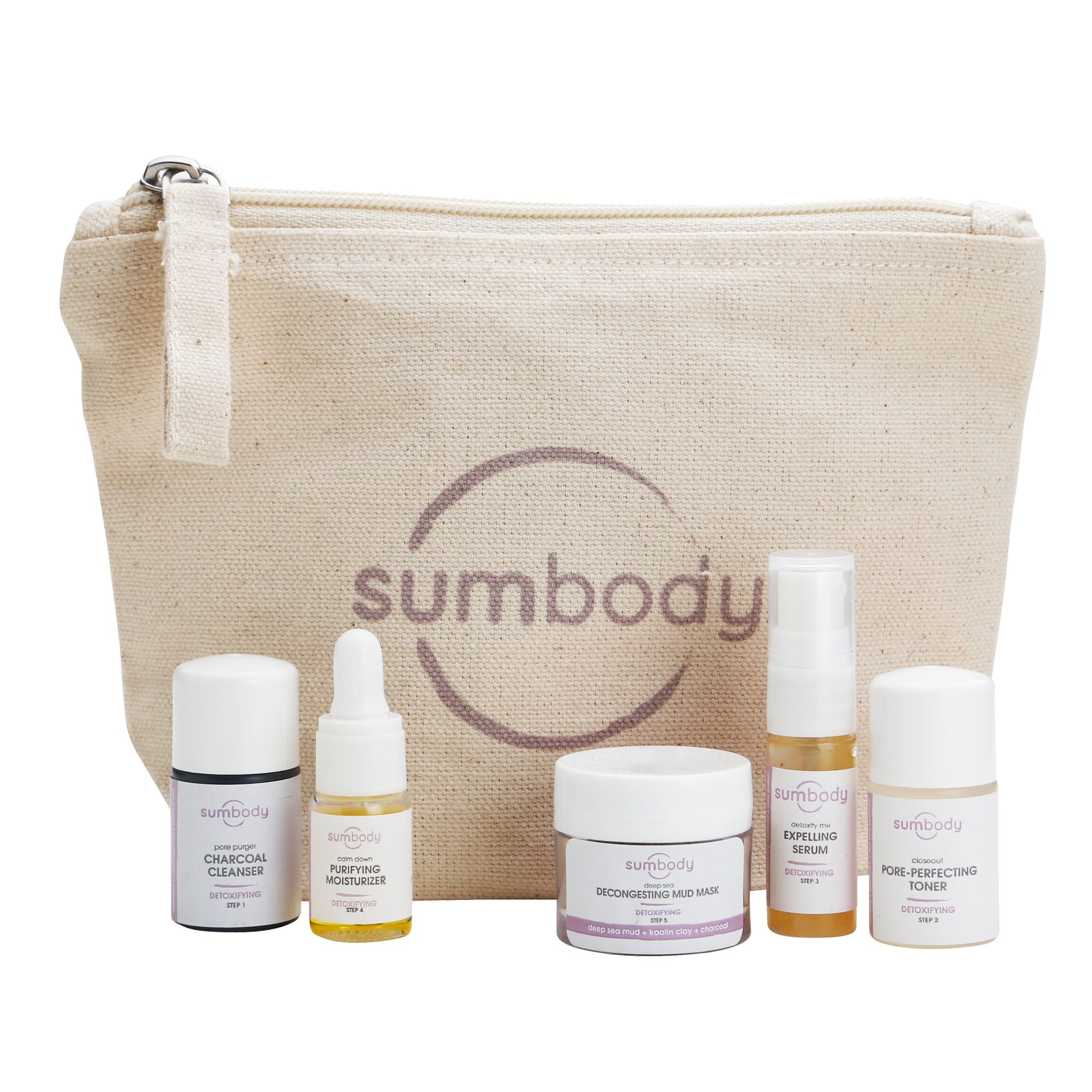 5 Steps to Perfect Skin Detoxifying Mini Kit by Sumbody Skincare