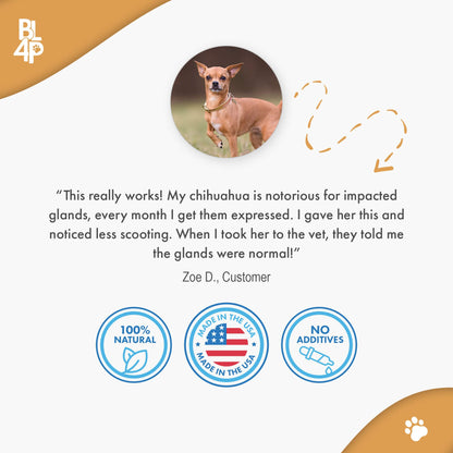 Scoot Stopper & Anal Gland Support for Dogs and Cats by BestLife4Pets