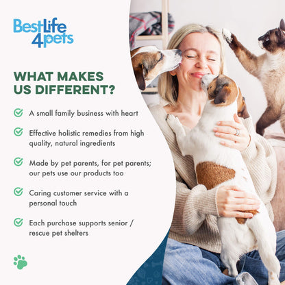 WALK-EASY™ Extra Strength Natural Pain Relief for Dogs - Helps Dog Joint Pain, Arthritis, ACL, Limping and More by BestLife4Pets