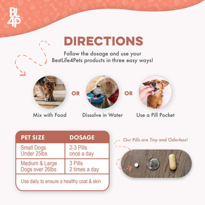 Healthy Skin & Coat for Dogs by BestLife4Pets