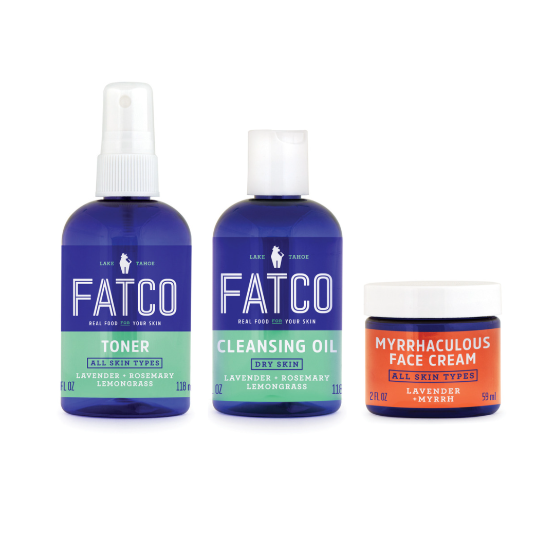 Facial Skincare Basics | Full Size, Dry Skin by FATCO Skincare Products